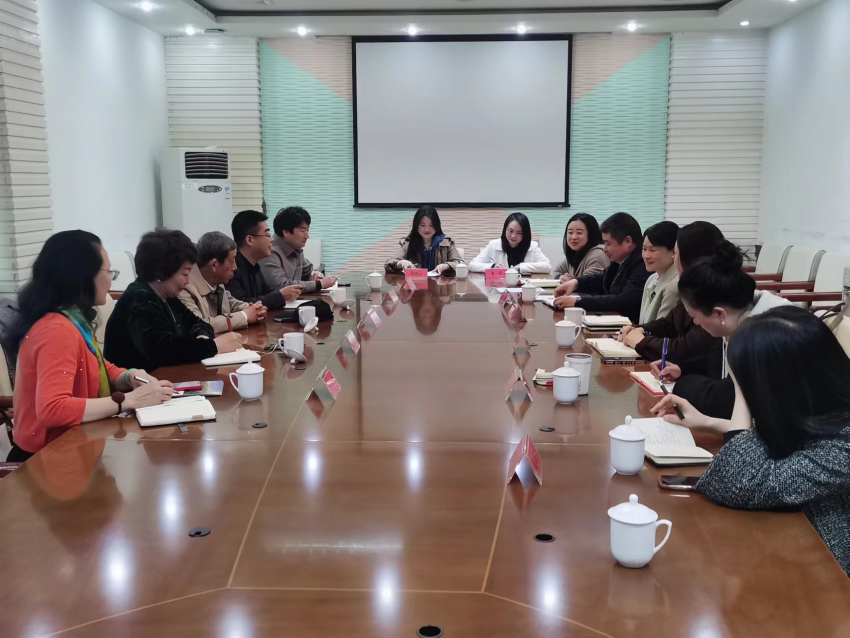 席春玲常务副会长一行到访成都青白江区